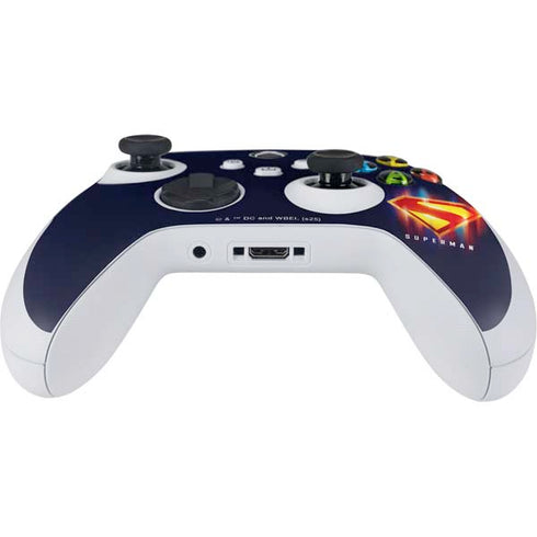 Superman 2025 Energy Shield Neon Emblem Xbox Series S Controller Skin